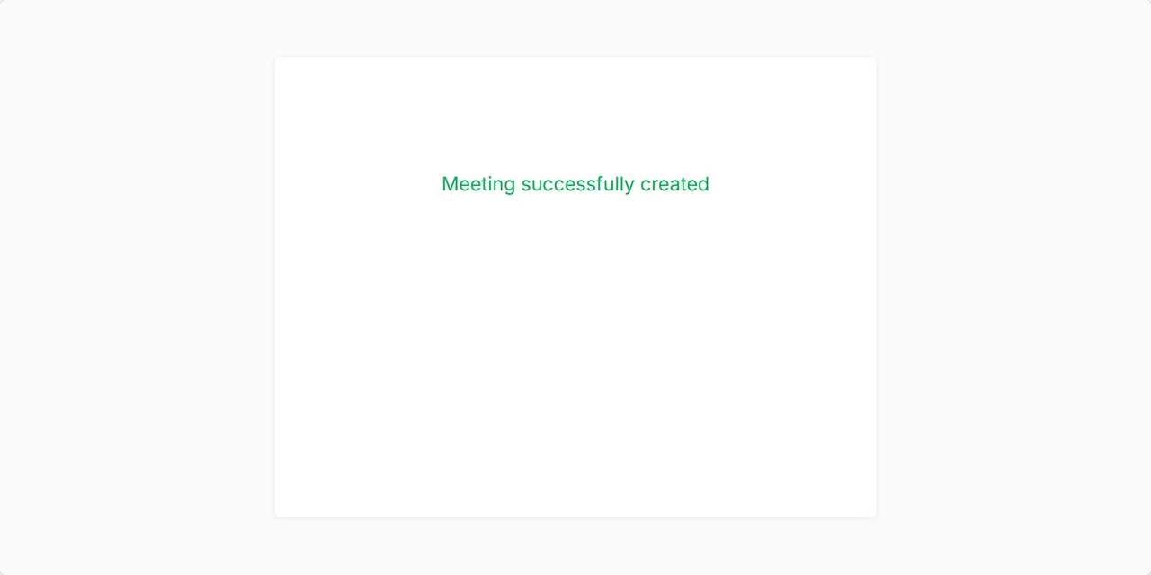 Подтверждение встречи, синхронизируемое с Google Calendar